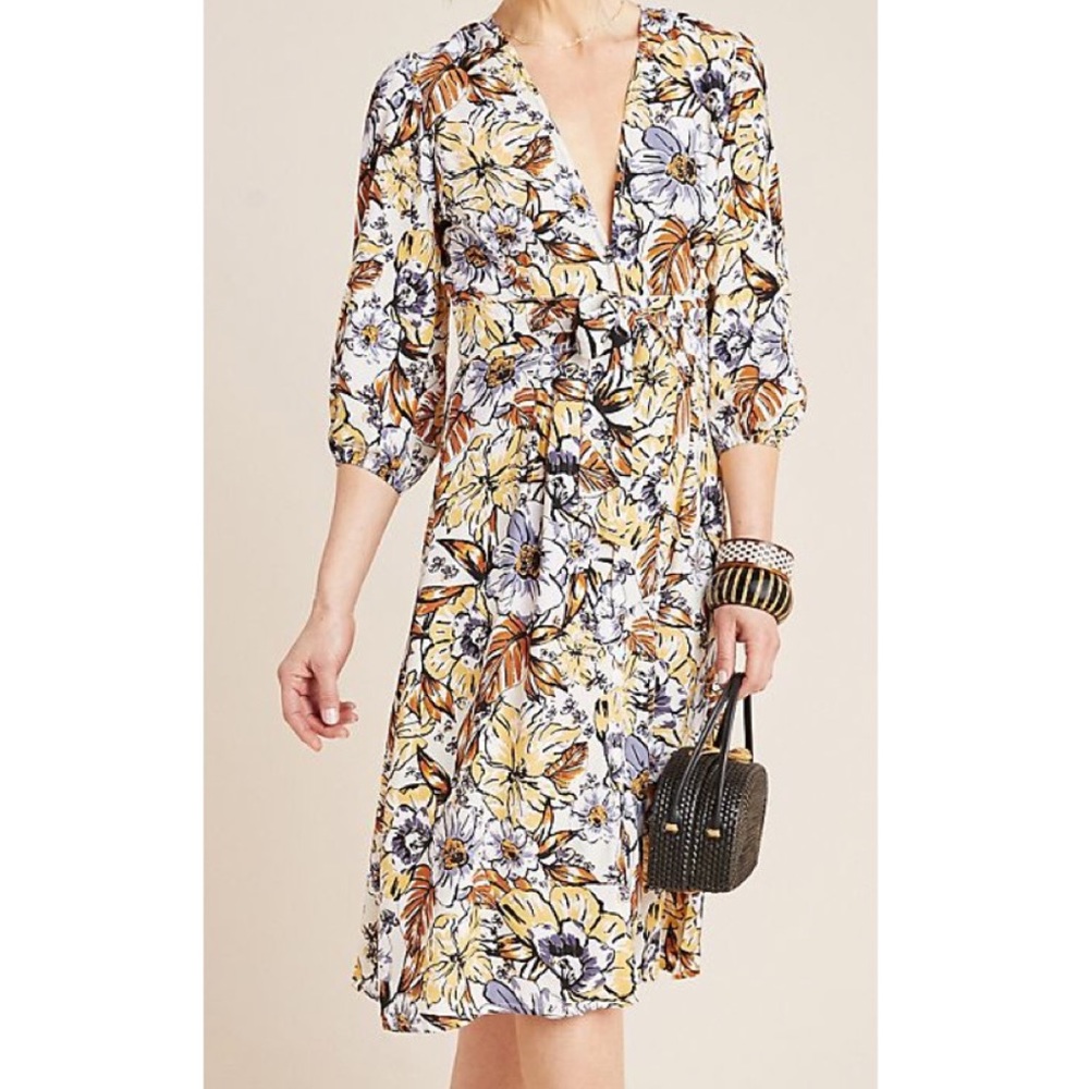 NWT Faithfull the Brand x Anthro Chloe Midi Dress